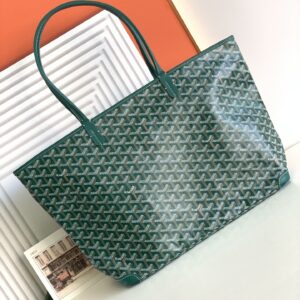 고야드 (리미티드) 아르투아 토트 토트백 중형 고야딘 캔버스 구조화 디자인 그린 8023