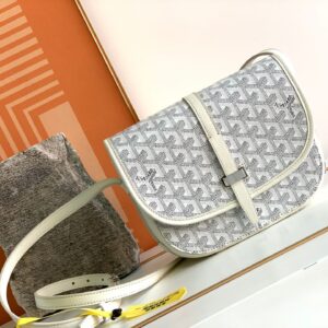 고야드 (리미티드) 벨베데르 2 미니백 Mini 고야딘 캔버스 리미티드 에디션 아이보리 8021