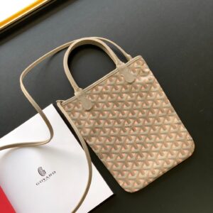 고야드 (리미티드) 포르트 도큐먼트 백 미디움 고야딘 캔버스 리미티드 핑크 그레이 8013