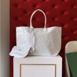 고야드 (리미티드) 고야드 생 루이 토트 GM 토트백 GM 고야딘 캔버스 화이트 8001