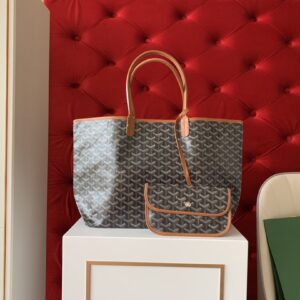 고야드 (리미티드) 생루이 토트백 GM 고야딘 캔버스 리미티드 블랙탄 8001