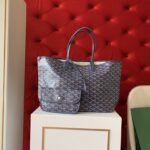 고야드 (리미티드) 생루이 토트백 GM 고야딘 캔버스 네이비 8001