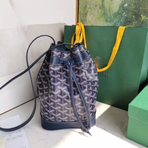 고야드 (리미티드) 리미티드 버킷백 고야딘 캔버스 리미티드 에디션 네이비 8033