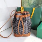 고야드 (리미티드) 리미티드 버킷백 고야딘 캔버스 조절 가능한 어깨끈 블랙 8033