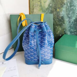 고야드 (리미티드) 리미티드 버킷백 고야딘 캔버스 블루 8033