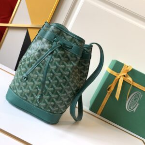 고야드 (리미티드) 리미티드 버킷백 고야딘 캔버스 청록색