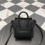 셀린느 (블랙프라임) 나노 스마일 백 토트백 나노 레더 웃는 얼굴 블랙 189243