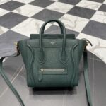 셀린느 (블랙프라임) 나노 스마일 백 토트백 나노 레더 웃는 얼굴 그린 189243