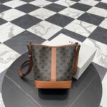 셀린느 (블랙프라임) 미니 버킷백 Mini 레더 블랙프라임 브라운 191132