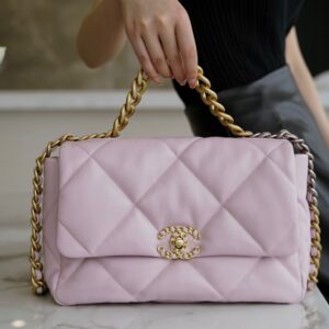 샤넬 (팬더) 19백 중형 핑크