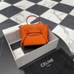 셀린느 (블랙프라임) 벨트 백 미니 미니백 Mini 레더 오렌지 194263