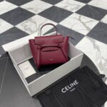 셀린느 (블랙프라임) 벨트 백 미니 미니백 Mini 레더 레드 194263