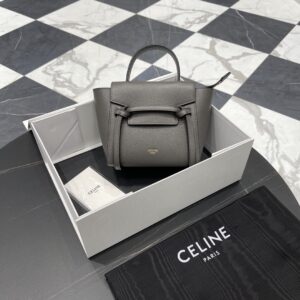 셀린느 (블랙프라임) 벨트 피코 미니 가방 Mini 레더 블랙프라임 그레이 194263