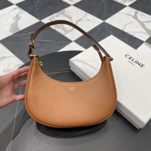 셀린느 (블랙프라임) 아바 전가죽 숄더백 전가죽 황갈색 193953