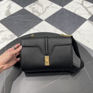 셀린느 (블랙프라임) 틴 16 미니백 Mini 레더 블랙