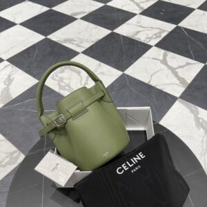 셀린느 (블랙프라임) 빅 백 버킷 나노 버킷백 나노 레더 그린 187243