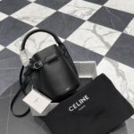 셀린느 (블랙프라임) 빅 백 버킷 나노 버킷백 Nano 레더 블랙 187243