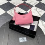 프라다 (블랙프라임) 호보백 나일론 핑크 NE515