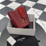 셀린느 (블랙프라임) 미니 샹글 버킷 백 Mini 소가죽 레드 189303