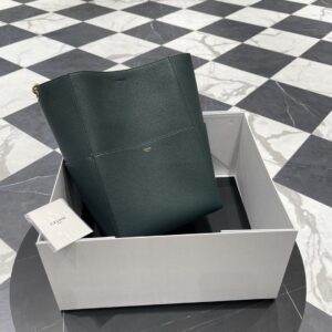 셀린느 (블랙프라임) 상글 대형 토트 토트백 대형 레더 그린 189593