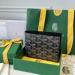 고야드 (리미티드) 빅투아르 지갑 반지갑 고야딘 캔버스 리미티드 에디션 블랙 8507