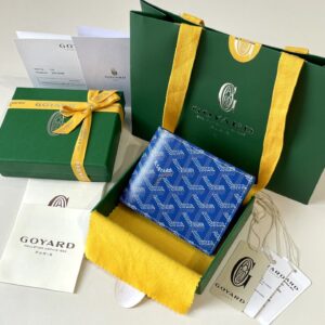 고야드 (리미티드) 빅투아르 지갑 반지갑 고야딘 캔버스 리미티드 블루 8507