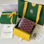 고야드 (리미티드) 빅투아르 지갑 고야딘 캔버스 리미티드 에디션 레드 8507