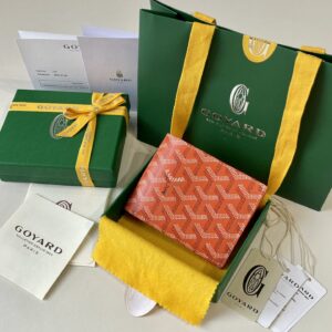고야드 (리미티드) 빅투아르 지갑 반지갑 고야딘 캔버스 리미티드 에디션 오렌지 8507