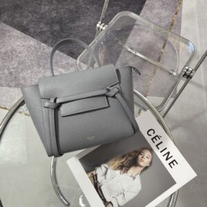 셀린느 (블랙프라임) 나노 벨트 백 그레이 189003