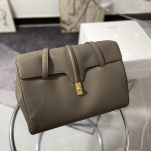 셀린느 (블랙프라임) 소프트 16 백 미디움 소가죽 그레이 194043