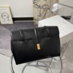 셀린느 (블랙프라임) 소프트 16 토트백 Mini 레더 미니멀리즘 블랙 194043