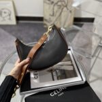 셀린느 (블랙프라임) 아바 미니 숄더백 Mini 가죽 블랙 196923