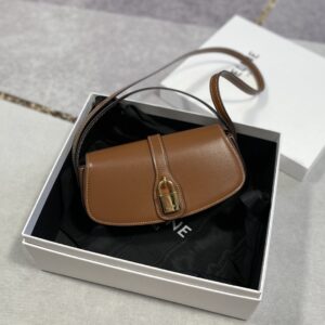 셀린느 (블랙프라임) 타부 클러치 미니 Mini 레더 브라운 0I593