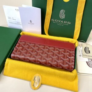 고야드 (리미티드) 마티뇽 지갑 고야딘 캔버스 리미티드 에디션 레드