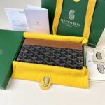 고야드 (리미티드) 마띠농 지갑 고야딘 캔버스 리미티드 블랙 브라운 8509