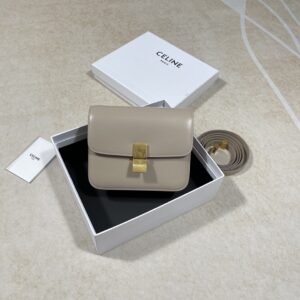 셀린느 (블랙프라임) 미니 박스 백 크로스백 Mini 레더 블랙프라임 베이지 192523