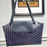 고야드 (리미티드) 루레트 백 토트백 미디움 고야딘 캔버스 리미티드 네이비 8052