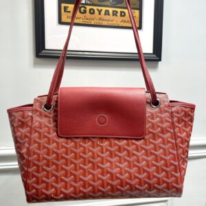 고야드 (리미티드) 루레트 백 토트백 미디움 고야딘 캔버스 리미티드 레드 8052
