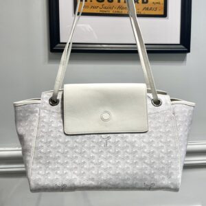 고야드 (리미티드) 루레트 백 토트백 고야딘 캔버스 리미티드 에디션 화이트 8052