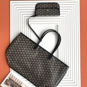 고야드 (리미티드) 앙주 미니백 Mini 고야딘 캔버스 리미티드 블랙 8017