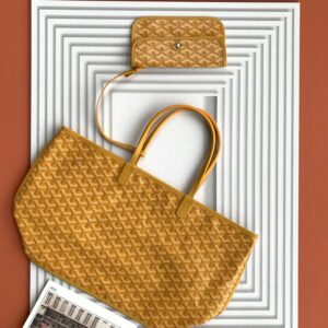 고야드 (리미티드) 안주 토트백 소형 고야딘 캔버스 리미티드 옐로우 8017