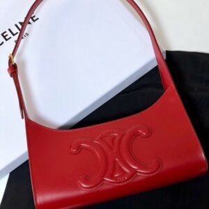 셀린느 (블랙프라임) 숄더백 레더 블랙프라임 레드 198153