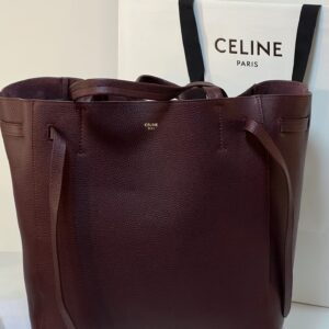셀린느 (블랙프라임) 카바스 팬텀 토트백 소가죽 버건디 189023