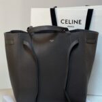 셀린느 (블랙프라임) 카바스 팬텀 토트백 소가죽 블랙프라임 그레이 189023