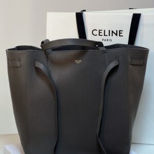 셀린느 (블랙프라임) 카바스 팬텀 토트백 소가죽 블랙프라임 그레이 189023