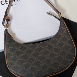 셀린느 (블랙프라임) 아바 숄더백 레더 블랙프라임 브라운