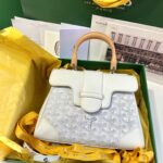 고야드 (리미티드) 미니 사이공 핸들 가방 Mini 고야딘 캔버스 리미티드 에디션 화이트 8005