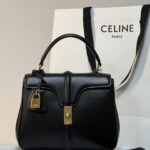 셀린느 (블랙프라임) 미니 16 백 토트백 미니 소가죽 블랙 188003