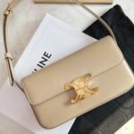 셀린느 (블랙프라임) 트리옴프 숄더백 레더 블랙프라임 베이지 194143