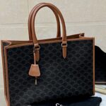 셀린느 (블랙프라임) 블랙프라임 대용량 쇼핑백 토트백 PVC 빈티지 브라운 197912